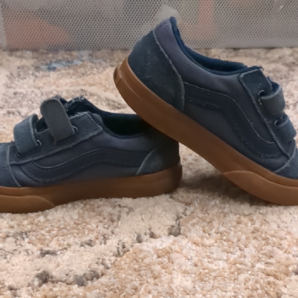 Kids Navy Blue Sneakers